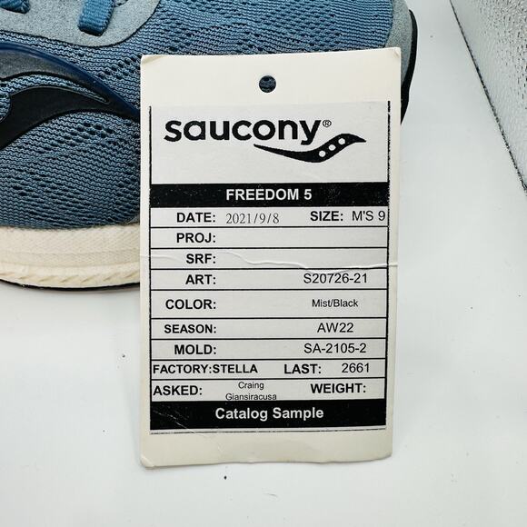 Saucony Freedom 5 Running Shoe Sneakers Blue Men\'s Size 9 S20726-21 main image 6